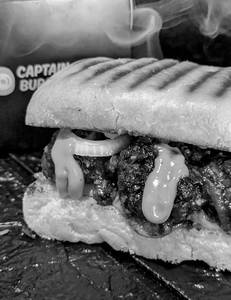 Captain Barbeque Lamb Panini
