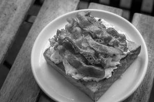 Egg Bacon Toast