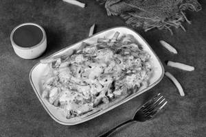Creamy Cajun Chicken Cheese Loaded Fries