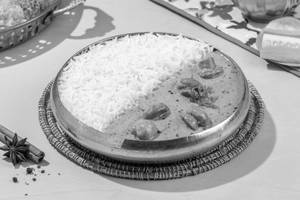 Mushroom Masala Rice Bowl