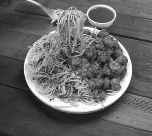 Veg Manchuria Noodles