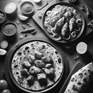 Chicken Kanti 4Pcs With 2 Rumali Roti