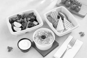 Mediterranean Chicken Hummus Meal