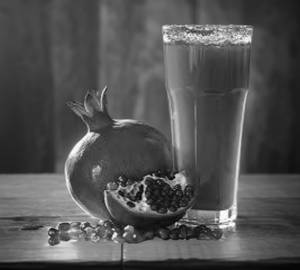 Pomegranate milkshake [250 ml]
