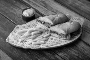 Grilled Mustard Buff Sandwich