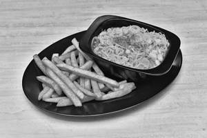 Veg Maggi+ French Fries