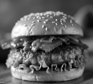 Schezwan Chicken Burger
