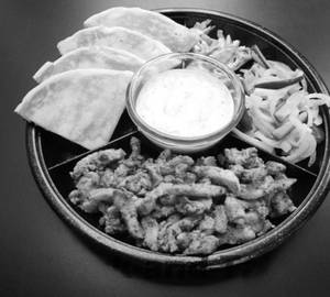 Shawarma Platter +2 Roti