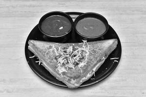 Panner Corn Spinach Tawa Toast