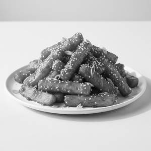 Honey chilli potato