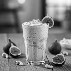 Kaju anjeer shake with ice cream