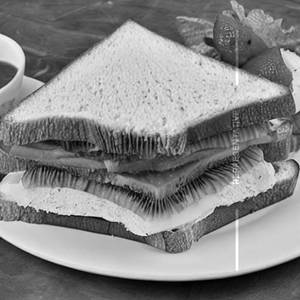 Fruit Plain Sandwich