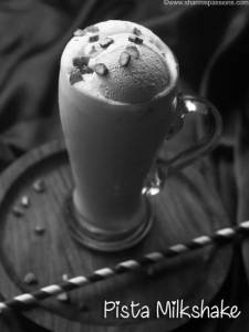 Pista ice cream shake