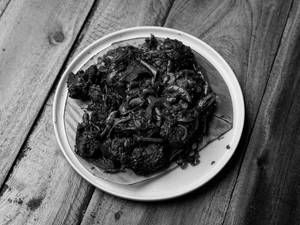 Chicken pepper fry (b.l)