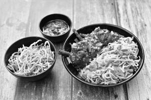 Chicken Lollipop Masala Noodles Bowl