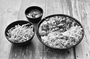 Veg Manchurian Fried Rice Bowl