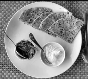 Aloo Paratha 1 Pcs With Curd achar