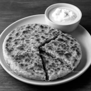 Stuffed Paratha with Curd