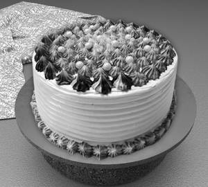 Eggless Blueberry Cake