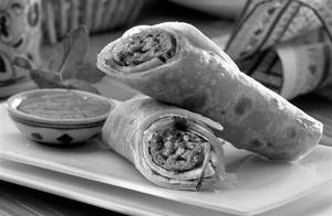 Single Egg Chicken Seekh Kebab Roll