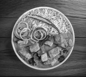 Shahi paneer and jeera rice