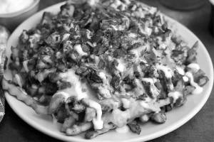 Boneless Cheesy Chicken Loaded Fries