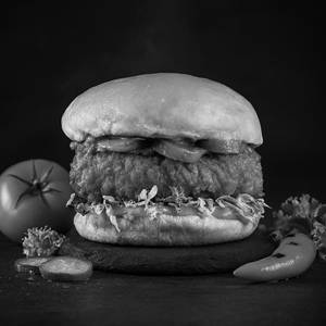 Temperature Paneer Burger