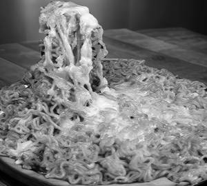 Chicken cheese maggi