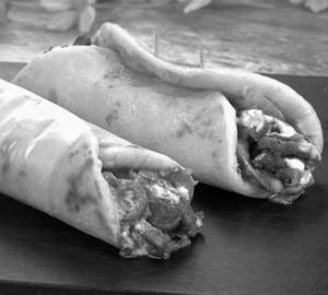 Double Egg Double Chicken Seekh Kebab Roll