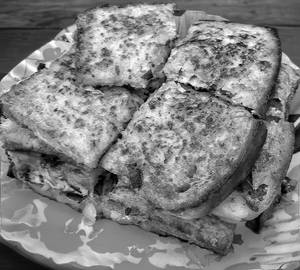 Chicken seekh omelette butter