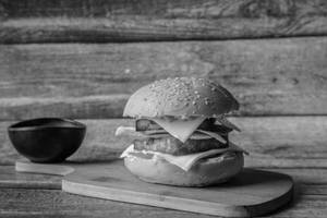 Double Panda Paneer Burger
