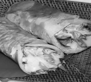 Afghani chaap roll