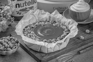 Nutella Burnt Basque Cheesecake
