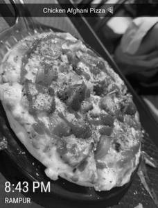 Chicken Afghani Pizza