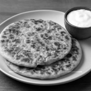 Aloo Paratha with Curd