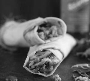 Paneer bhurji roll