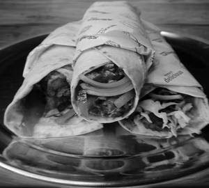 Double Egg Chicken Seekh Kebab Roll
