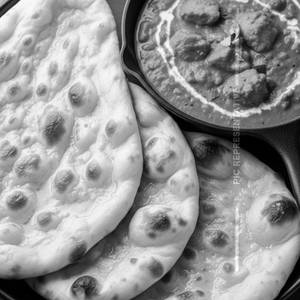 Butter Naan 3 Pcs + Butter Chicken Masala