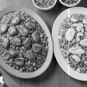 Chicken Fried Rice + Egg Fried Rice