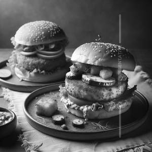 Baba Special Burger + Paneer Roll Burger + Spicy Roll Burger