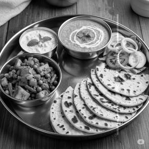 Simple thali