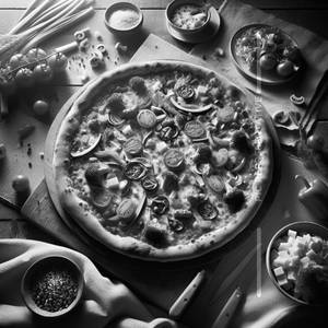8" Supreme Harvest Pizza 