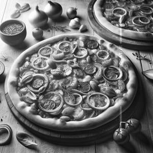 7 Cheese Onion Pizza