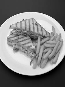 Chicken Grilled Sandwich + French Fries
