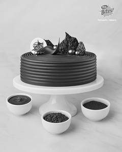 Real Bites Belgium Truffle Cake 500 Gm
