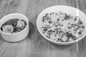 Veg. Fried Rice + Aloo Dum 