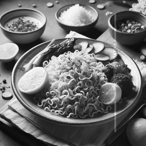 Veg Noodles Half                                            
