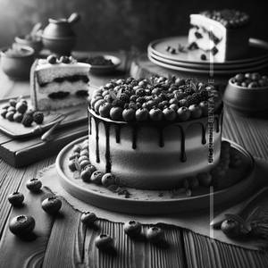 Blue Berry Premium Cake