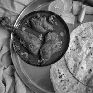 Roti With Chicken Curry