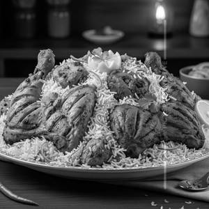 Chicken Biryani 2 Kg + Grill Chicken Half + Tandoori Chicken Half